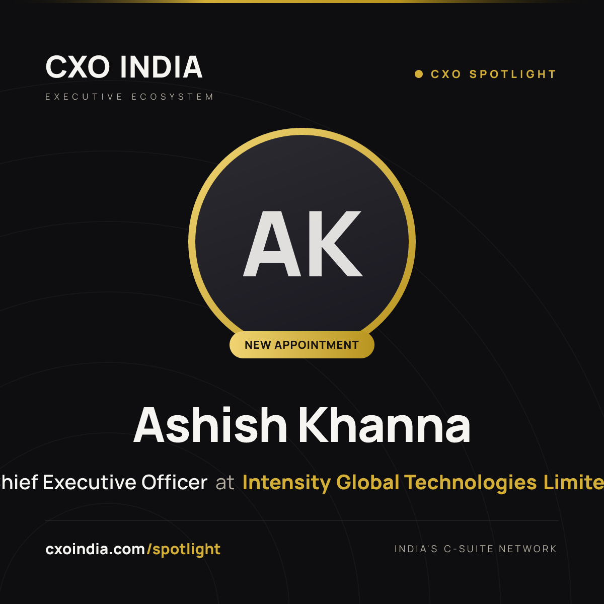 In the CXO Spotlight: Ashish Khanna
